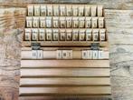 houten letterdoos BCA , vintage , compleet en intact, Ophalen of Verzenden