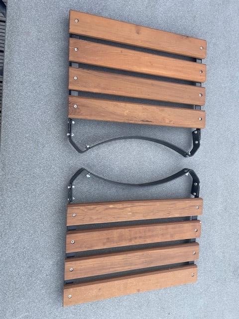 Houten tafel voor Big Green Egg (Medium), Ophalen of Verzenden, Gebruikt