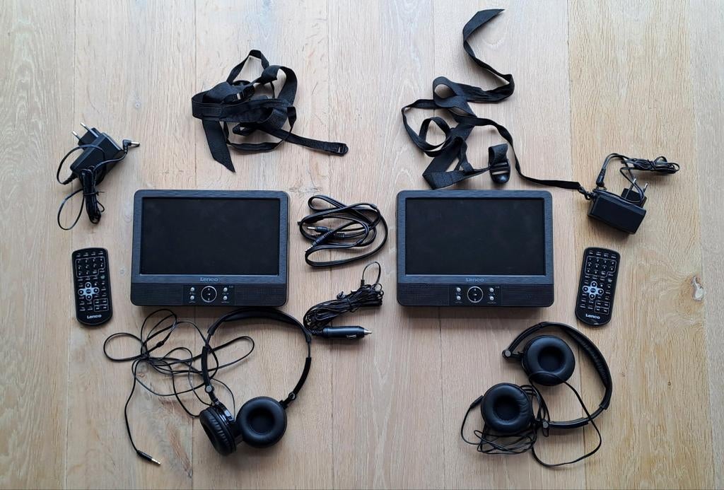 Twee portable dvd-spelers, Audio, Tv en Foto, Dvd-spelers, Draagbaar, Ophalen of Verzenden, Zo goed als nieuw, Overige merken