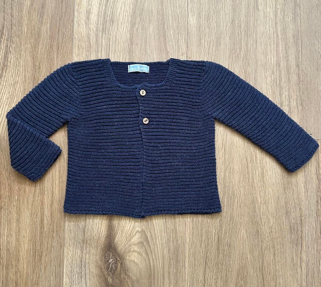 Mac Ilusion - vestje blauw | maat 6M, Ophalen of Verzenden, Zo goed als nieuw, Jongetje, Truitje of Vestje