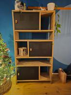 Steigerhouten kast met lockers, Huis en Inrichting, Kasten | Lockerkasten, Ophalen