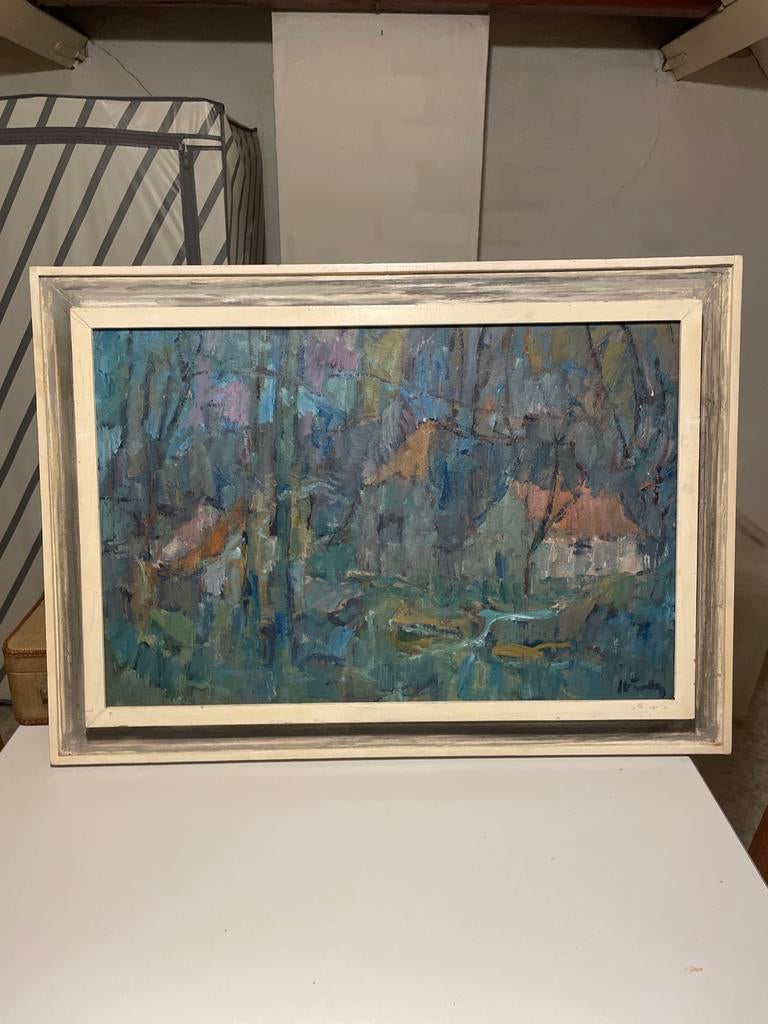 Schilderij; gesigneerd, Ophalen of Verzenden