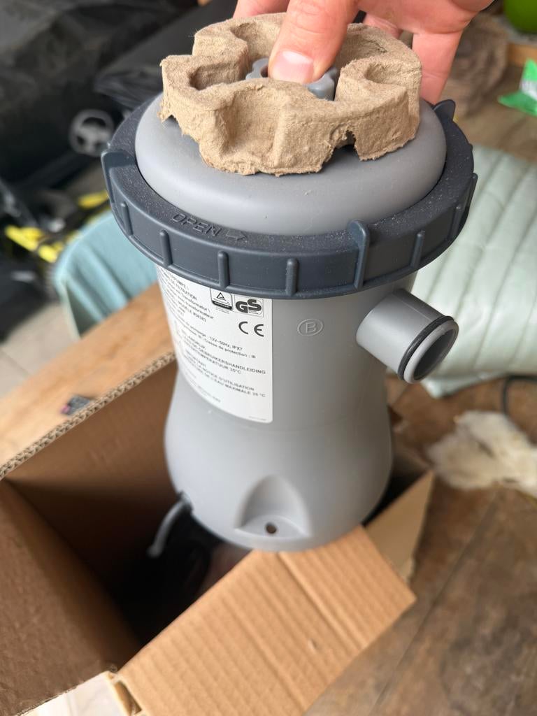 Bestway Flowclear filterpomp met 3 filters, Tuin en Terras, Zwembad-toebehoren, Ophalen, Nieuw, Zwembadpomp