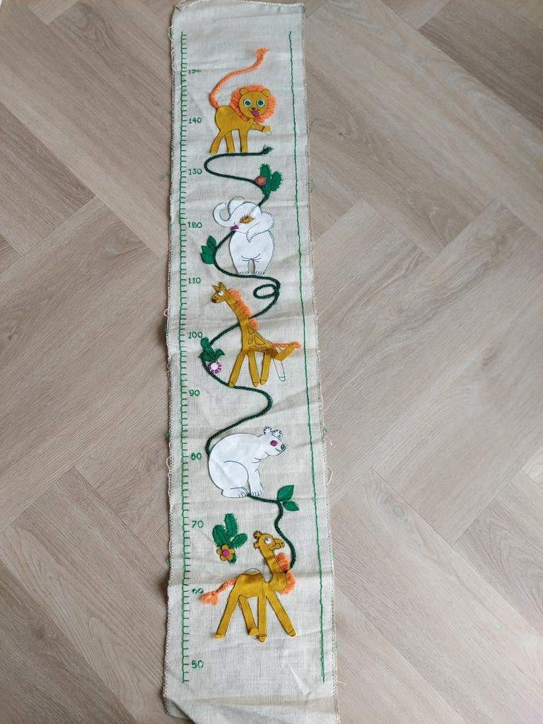 Stoffen meetlat voor kinderkamer, Ophalen of Verzenden, Nieuw, Borduurpakket