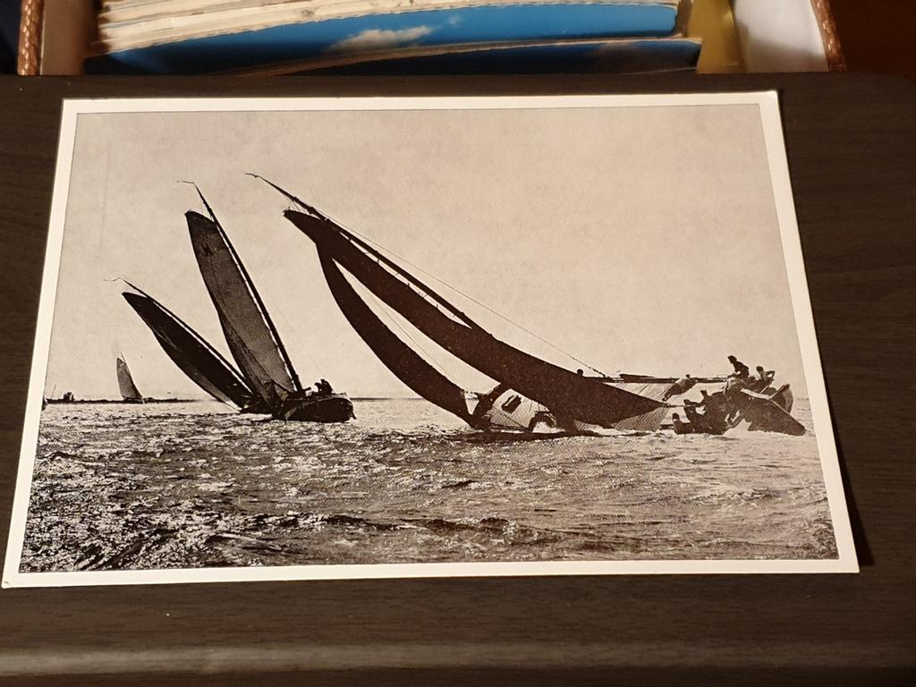 Skutsjesilen 1973 tjalken, Ophalen of Verzenden, 1960 tot 1980, Ongelopen, Friesland
