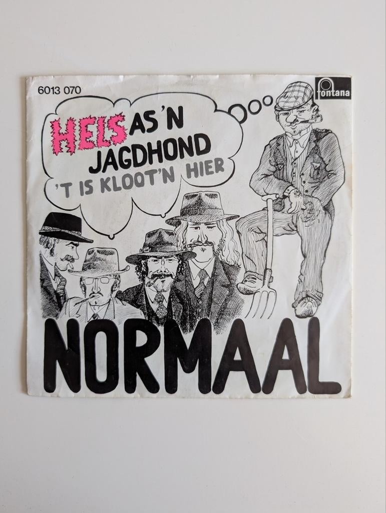 Normaal - Hels as 'n jagdhond / 'T is kloot'n hier vinyl, Ophalen of Verzenden, Gebruikt