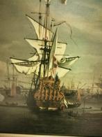 XXL GOUDEN LEEUW OP HET IJ OP DOEK REPRODUCTIE 1686 / 110x70, Ophalen