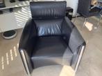 Leolux luie stoel, Huis en Inrichting, Stoelen, Ophalen, Gebruikt, Zwart, Design