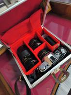 Canon AE-1 met lenzen en koffer - 100% werkend Allen Ophalen, Audio, Tv en Foto, Fotocamera's Analoog, Ophalen of Verzenden, Zo goed als nieuw