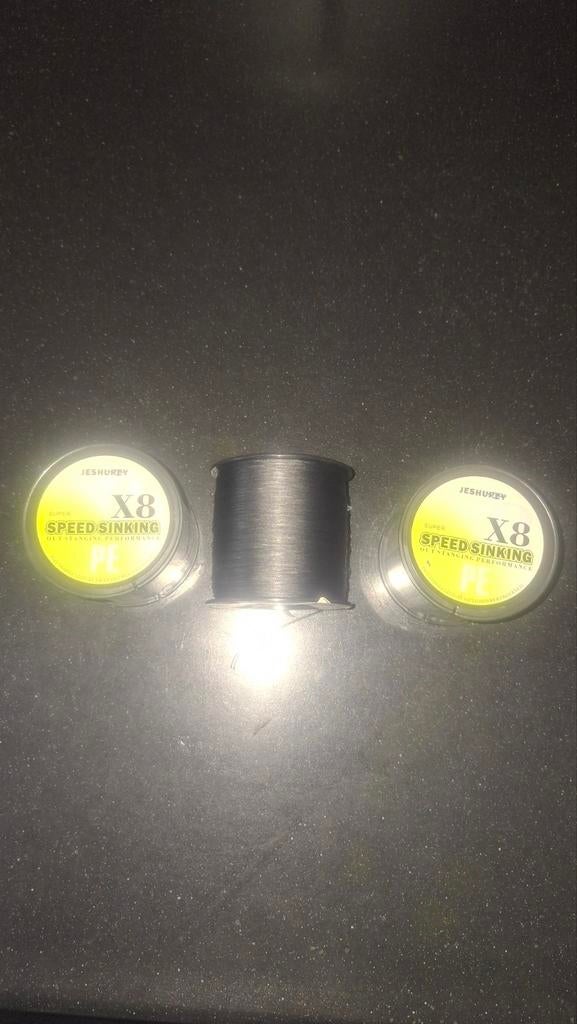 Gevlochten Hoofdlijn Snel Zinkende X8 PE Vislijn, Ophalen of Verzenden, Nieuw, Vislijn