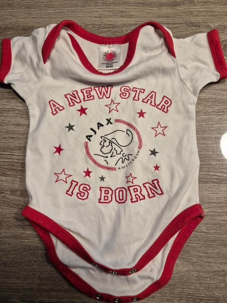 Ajax romper maat 50/56, Nacht- of Onderkleding, Gebruikt, Jongetje of Meisje, Ophalen of Verzenden