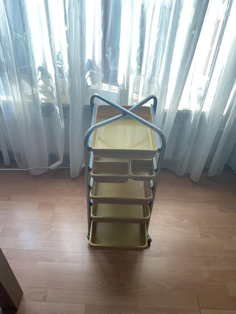 Kappers Trolley werkwagen, Ophalen, Gebruikt