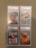 4x Charizard PSA 8 Slabs - Pokémon Kaarten Collectie, Ophalen of Verzenden, Zo goed als nieuw, Meerdere kaarten