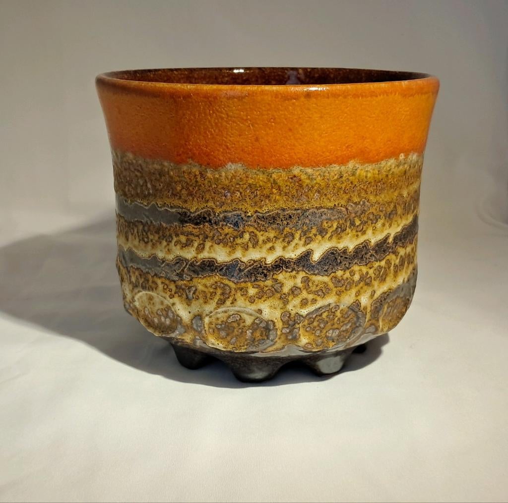 Fat Lava Bloempot West Germany 14x16cm, Ophalen of Verzenden