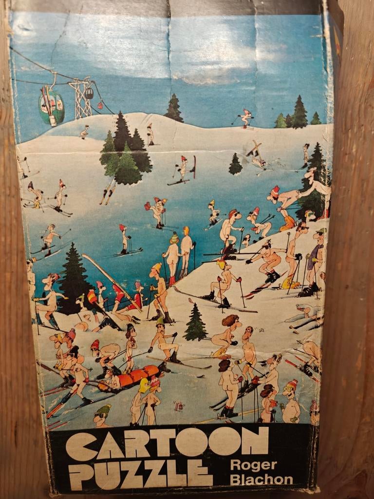 Puzzel van Roger Blachon, Naakt op de (piste 1000 stukjes), Ophalen of Verzenden