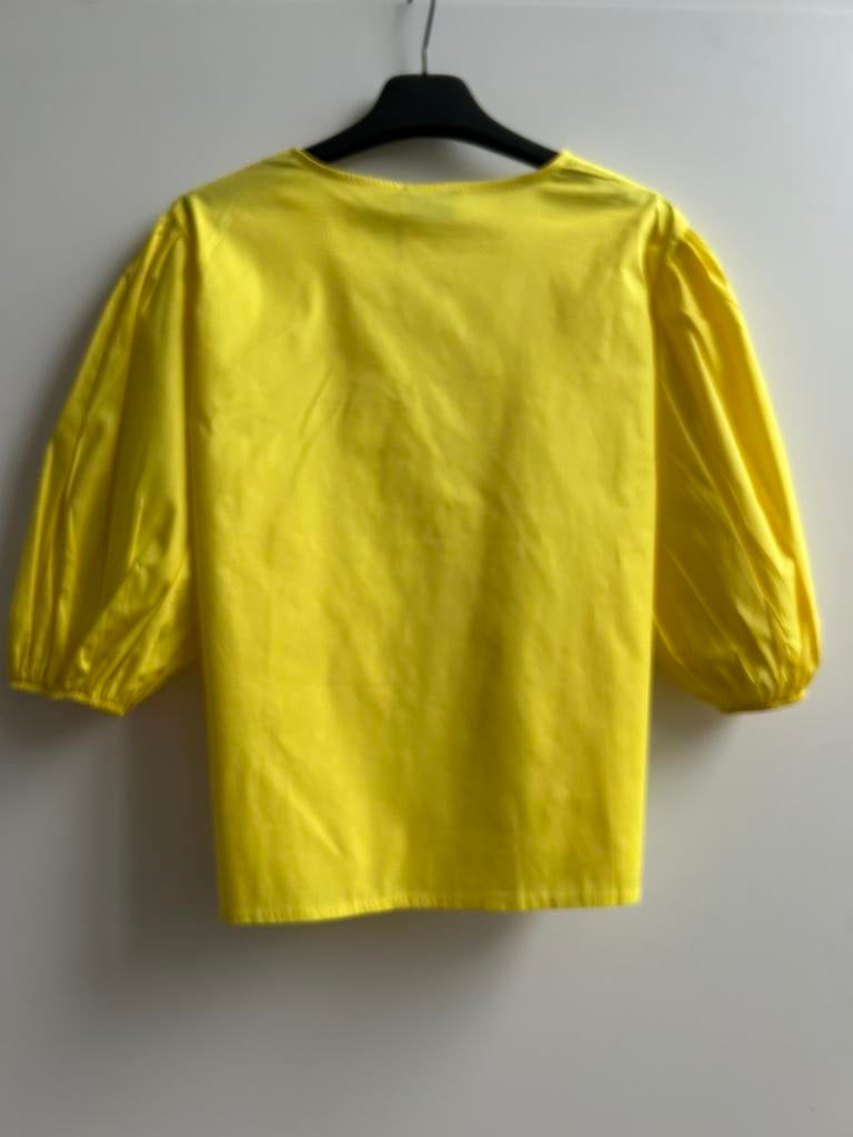 MADE IN ITALY strikjestop geel mt TU, Kleding | Dames, Tops, Made in Italy, -, Verzenden, Parijs