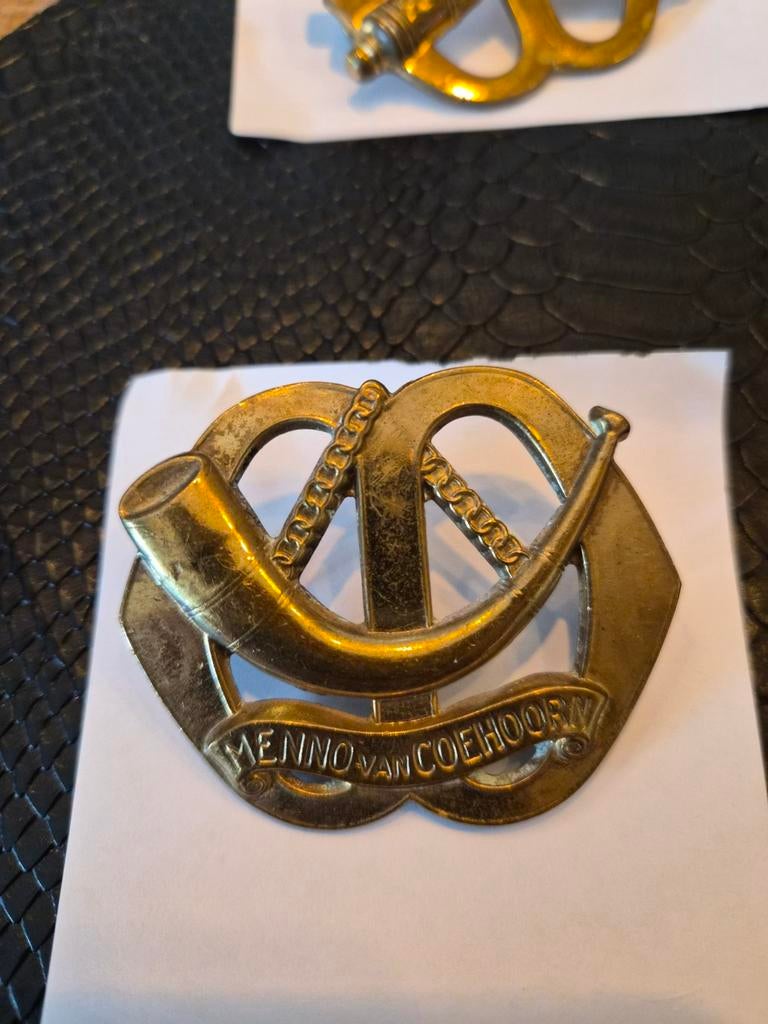 Menno van  coehoorn, Verzamelen, Militaria | Algemeen, Ophalen of Verzenden, Landmacht, Nederland, Embleem of Badge