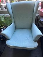 lichtblauwe Ikea fauteuil, Ophalen, Zo goed als nieuw, 75 tot 100 cm, 50 tot 75 cm