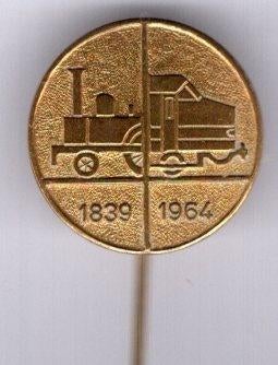 NS Sportdag 7 - 9 - '64 koper trein speldje ( J_153a ), Verzenden, Nieuw, Sport, Speldje of Pin