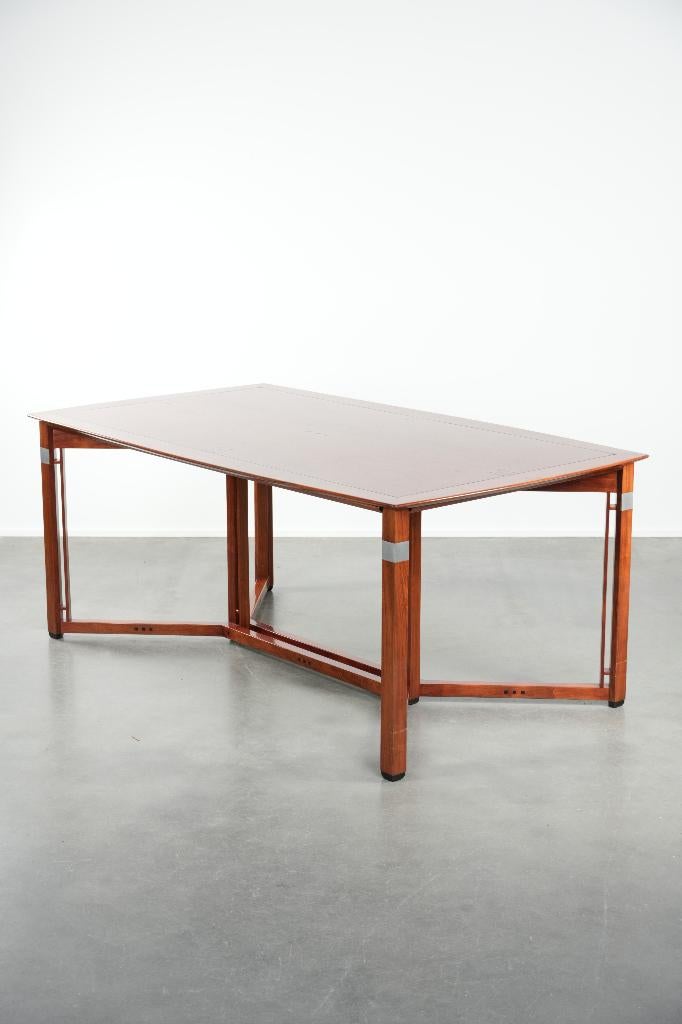 Art Deco eettafel van Schuitema uit de Decoforma serie, Ophalen, Gebruikt, 100 tot 150 cm, .