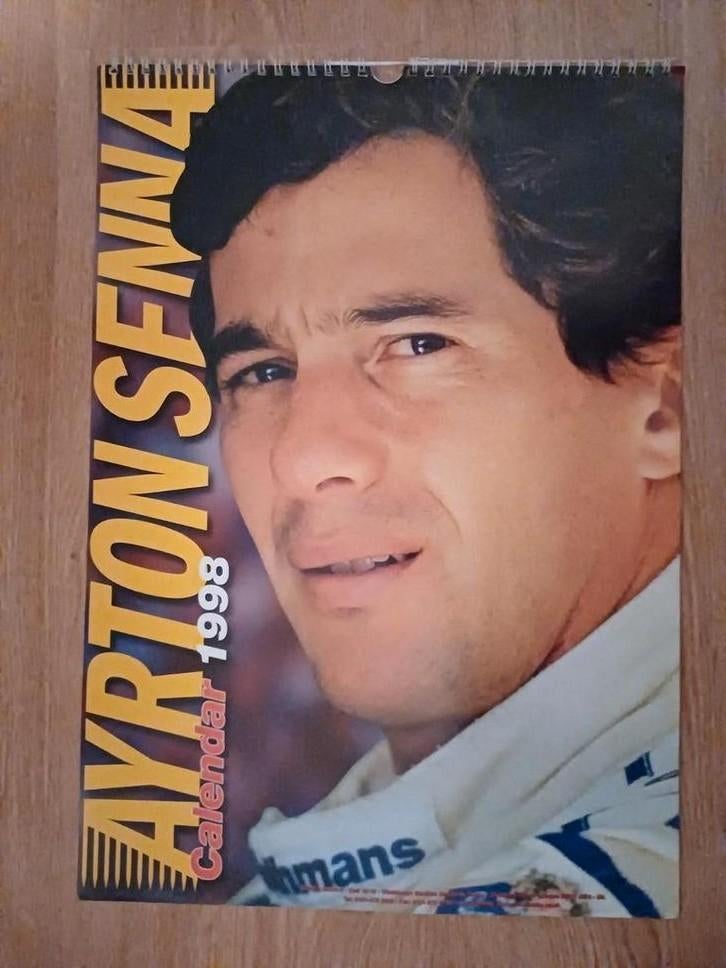 8 x A3 kalenders Ayrton Senna, Verzamelen, Ophalen of Verzenden, Formule 1