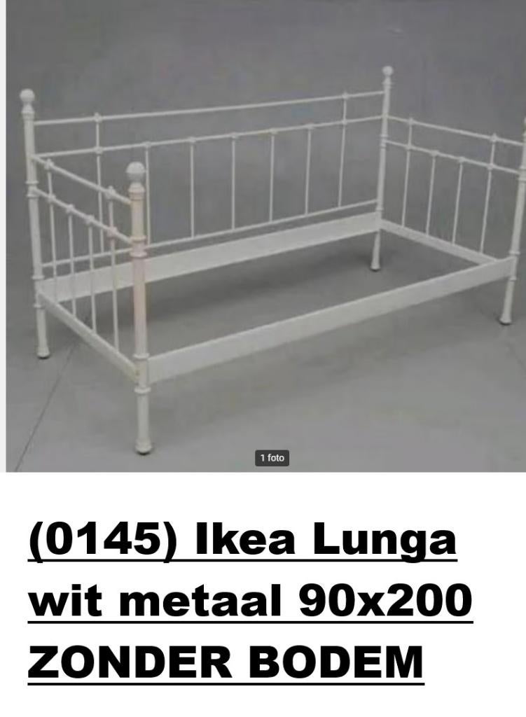 Diverse metalen bedden (veldbedden), Ophalen, Gebruikt, 90 cm, Eenpersoons