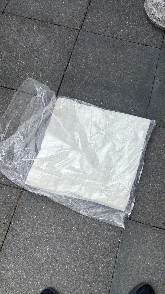 Gratis : isolatiedeken keramisch, 50x50cm, Huis en Inrichting, Kachels, Ophalen, Zo goed als nieuw, Elektrisch, Overige soorten