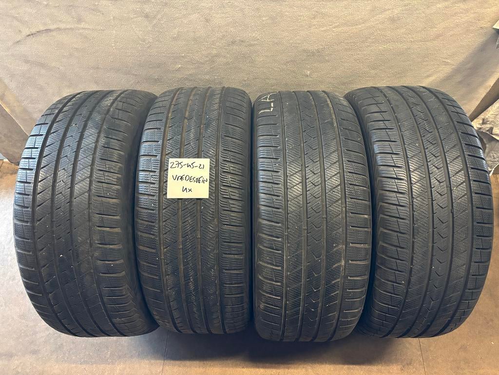 4 x 275-45-21 Vredestein Quatrac Pro All Season Banden, Ophalen, Gebruikt, 275 mm, 21 inch