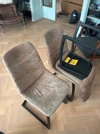 3 eettafel stoelen, Ophalen, Gebruikt, Stof, Drie