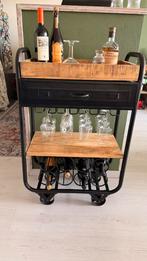 Wijnrek / drankenkast, Ophalen, 5 tot 15 flessen, Zo goed als nieuw, 75 cm of meer