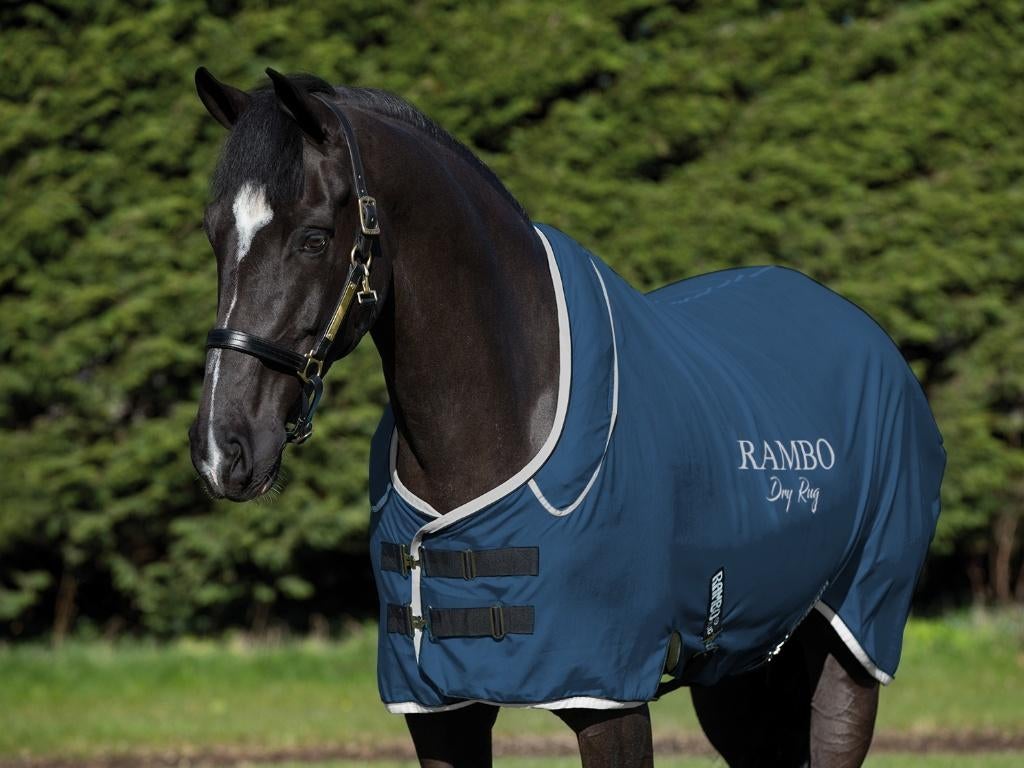 Rambo Dry Rug Supreme Zweetdeken met oprolbare hals, Dieren en Toebehoren, Kruissingels, Zweetdeken, Nieuw, Ophalen of Verzenden
