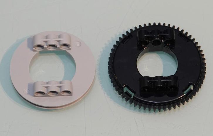 Lego Technic Complete grote (60 tand) draaikrans 18938 18939, Kinderen en Baby's, Speelgoed | Duplo en Lego, Zo goed als nieuw