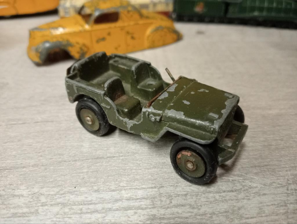 Jeep Dinky toys 80B, Ophalen of Verzenden, Gebruikt, Auto