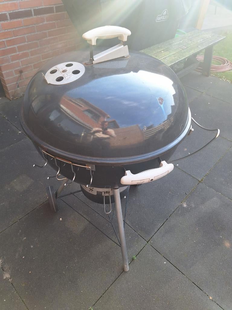 Weber BBQ 55 cm, gebruikte staat, werkt prima!, Ophalen, Gebruikt, WEBER, Met accessoires