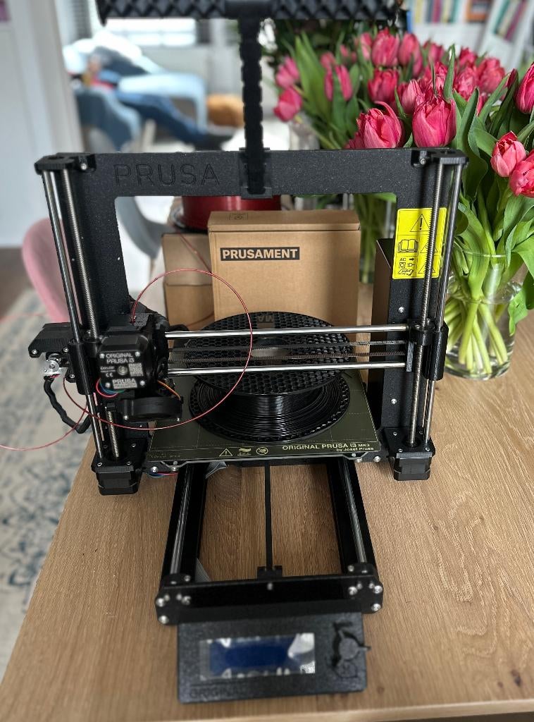 Prusa i3 MK3S+ 3D-printer, Computers en Software, 3D Printers, Prusa, Gebruikt, Ophalen of Verzenden, Filament