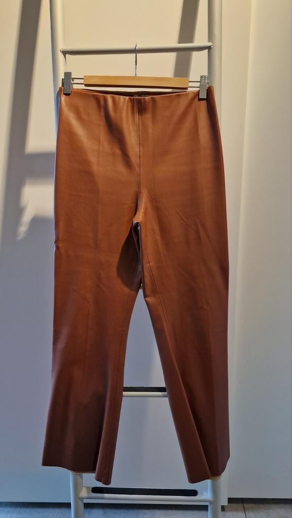 Soaked vegan leren broek maat S, Kleding | Dames, Bruin, Ophalen of Verzenden, Zo goed als nieuw, Maat 36 (S)