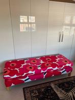 Ikea Karlanda vrijstaande bank/hocker met Marimekko hoes, Ophalen, Gebruikt, 125 cm of meer, Stof