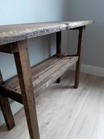 Landelijke robuuste sidetable - tv-meubel in oud bruin, Ophalen