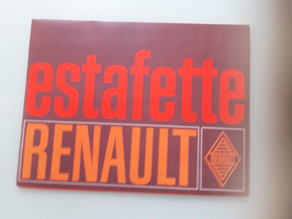 Renault estafette, Onbekend, Ophalen of Verzenden, Zo goed als nieuw, Renault
