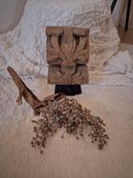 Decoratief houten ornament met gedroogde dadeltak, Huis en Inrichting, Woonaccessoires | Overige, Ophalen of Verzenden, Zo goed als nieuw