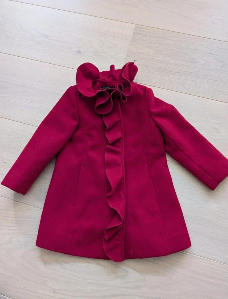 BENETTON JASJE ZGAN, Kinderen en Baby's, Babykleding | Maat 86, Ophalen of Verzenden, Zo goed als nieuw, Meisje, Jasje