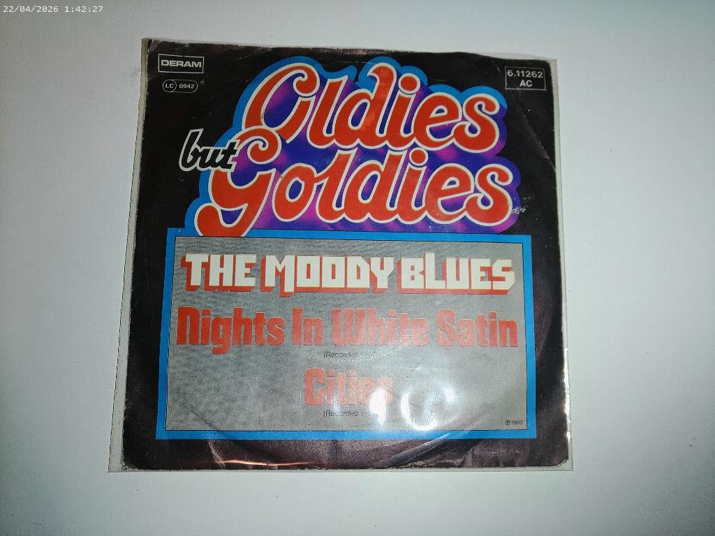 The Moody Blues - Nights in White Satin ( OLDIES ), Cd's en Dvd's, Vinyl Singles, Gebruikt, 7 inch, Single, Pop