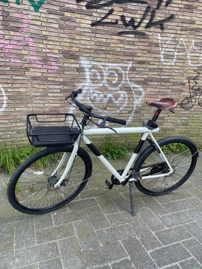 Vanmoof 3sp Stadsfiets met voordrager en Brooks zadel, Ophalen, Gebruikt, Overige merken, Versnellingen