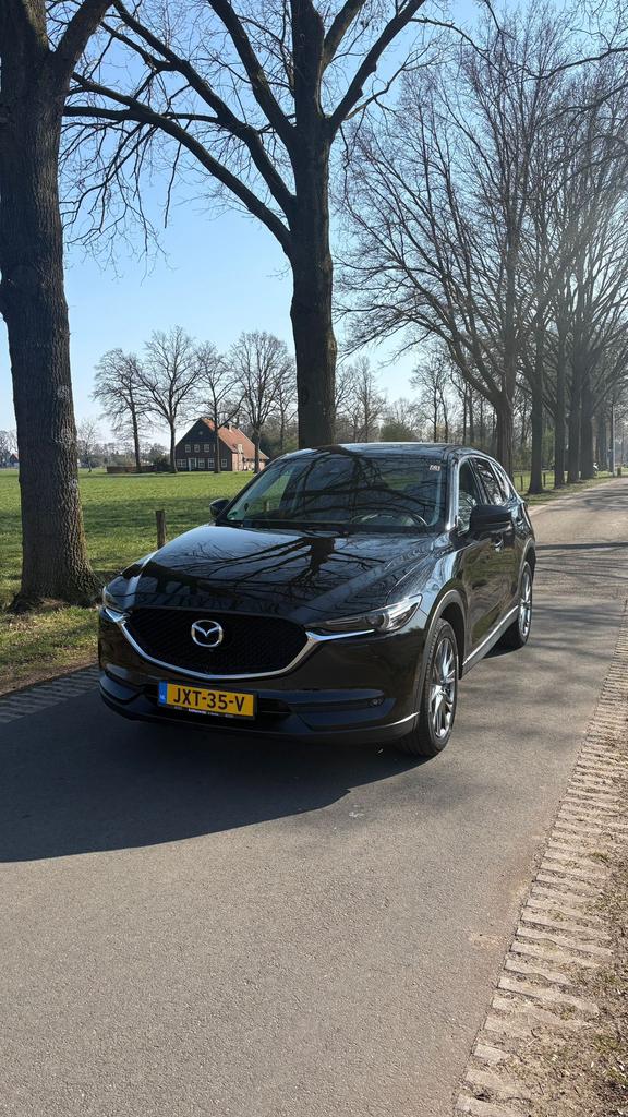 Mazda CX-5 2.5 Skyactiv-g 194pk 4WD Aut 2018 Zwart BOSE, Automaat, Stof, LED verlichting, 4 cilinders
