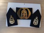 Kraagspiegels en baretembleem: Technische dienst, Ophalen of Verzenden, Landmacht, Nederland, Embleem of Badge