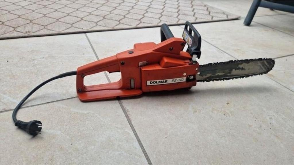Dolmar ES-140 elektrische kettingzaag met extra ketting, Tuin en Terras, Handzagen, Ophalen, Gebruikt, Boomzaag, Dolmar