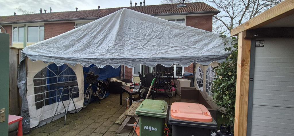 Partytent 5x6, Ophalen, Gebruikt, Partytent, 2 meter of meer