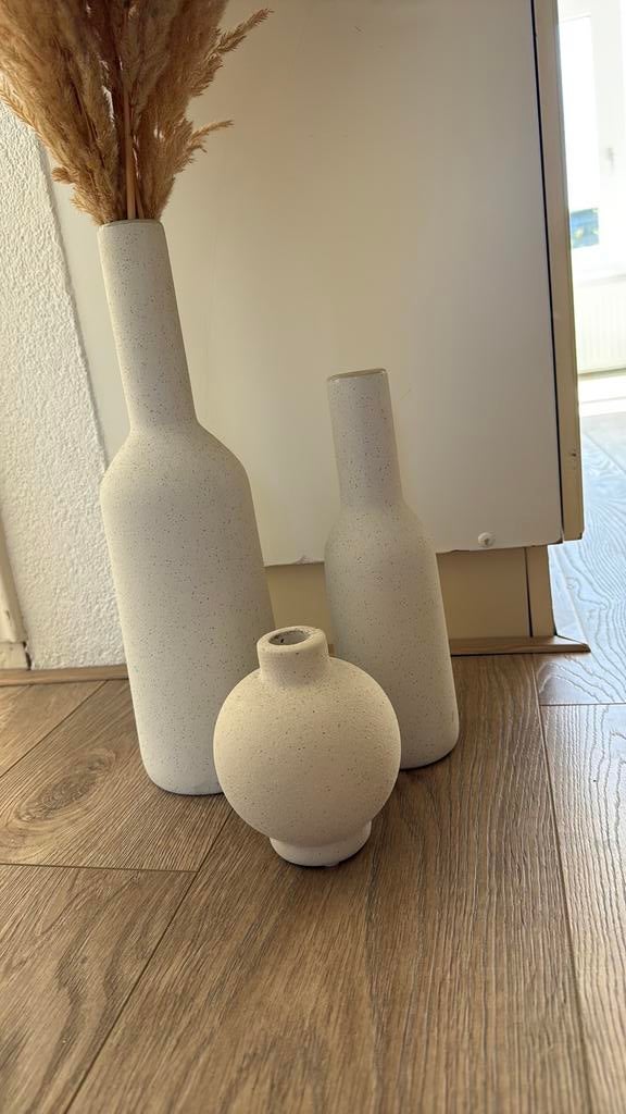 Kwantum vazen, Overige kleuren, Ophalen of Verzenden, Minder dan 50 cm, Glas