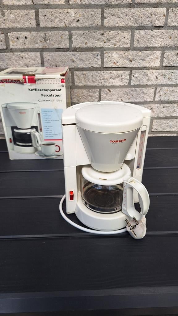 Tomado koffiezetter, Ophalen, Gebruikt