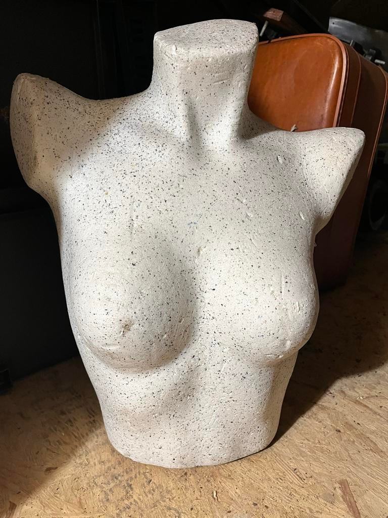 Polystyreen torso vrouw, Ophalen, Gebruikt